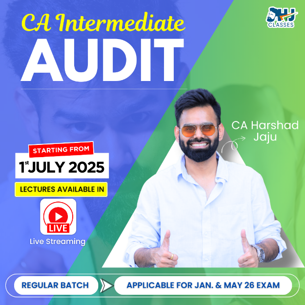 Picture of CA INTERMEDIATE AUDIT Live Streaming Starting 1st July