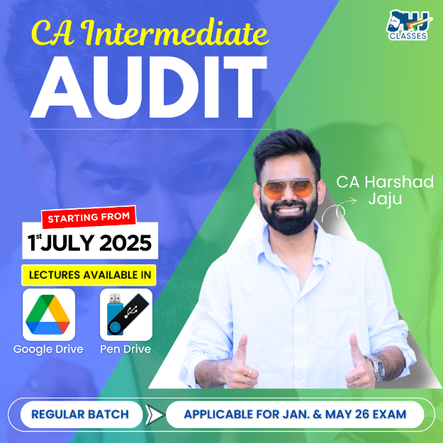 Picture of CA Inter Audit Regular Batch for Jan. & May 2026 Exam by CA Harshad Jaju