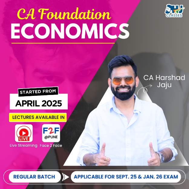 Picture of CA FOUNDATION ECONOMICS BATCH Starting 10th April