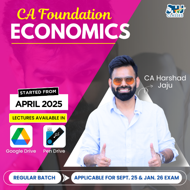 Picture of CA FOUNDATION ECONOMICS NEW RECORDING Starting 10th April