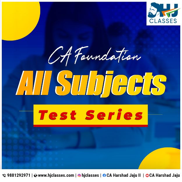 Picture of CA Foundation All Subjects Test Series