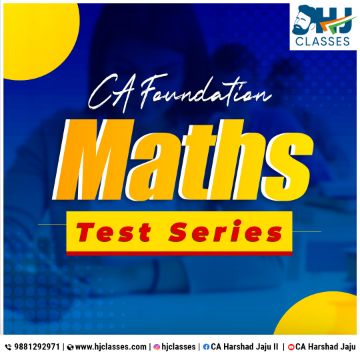 CA Foundation Maths Test Series