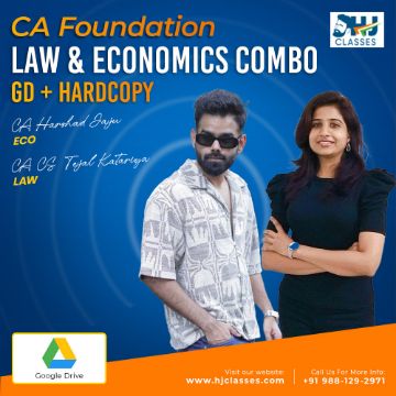 CA Foundation Law & Economics Combo by CA Harshad Jaju & CA CS Tejal Katariya