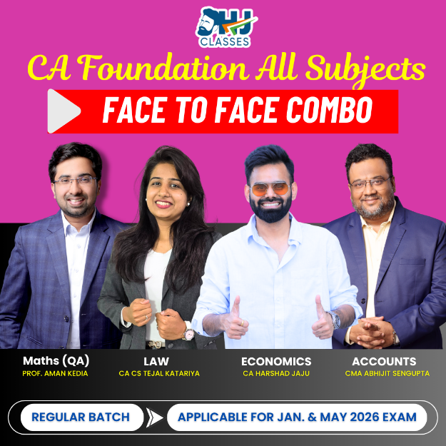 Picture of CA Foundation Regular Face to Face Batch for Jan & May 2026