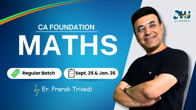 Picture of CA Foundation Math Regular Batch By Er. Prerak Trivedi