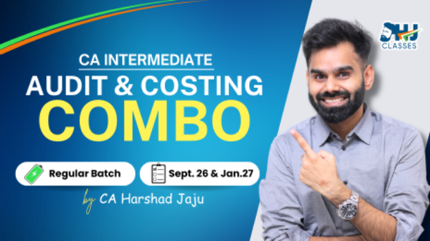 Picture of CA Inter Audit & Costing Regular (Live + Recorded) Combo (Sept 2026 & Jan 2027) | CA Harshad Jaju