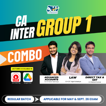 CA Inter Group 1 Regular Combo (May & Sept 2026)
