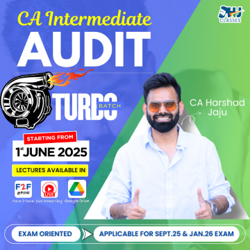Picture of CA Inter Audit Fastrack (Exam Oriented) for Jan. & May 2026 by CA Harshad Jaju