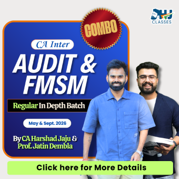 Picture of  CA Inter Regular Audit + FMSM COMBO by CA Harshad Jaju & Prof. Jatin Dembla