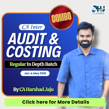 Picture of CA Inter Audit & Costing Regular Combo (Jan. & May 2026) | CA Harshad Jaju