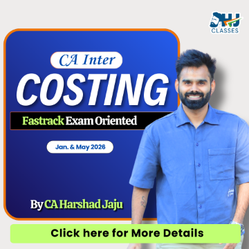 Picture of CA Intermediate Costing Exam Oriented Batch ( Pre recorded)  for  May 2026 Attempt by CA Harshad Jaju