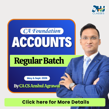 CA Foundation Accounting Regular By CA CS Anshul Agrawal