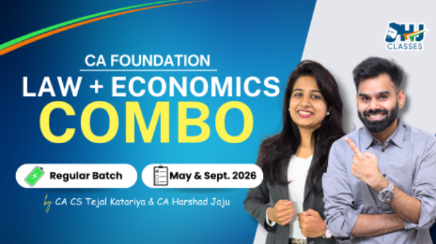 Picture of CA Foundation Law & Economics New Combo by CA CS Tejal Katariya & CA Harshad Jaju  