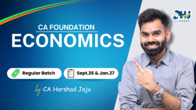 Picture of CA Foundation Economics Regular Live Streaming New Batch by CA Harshad Jaju (Starts 10th April)