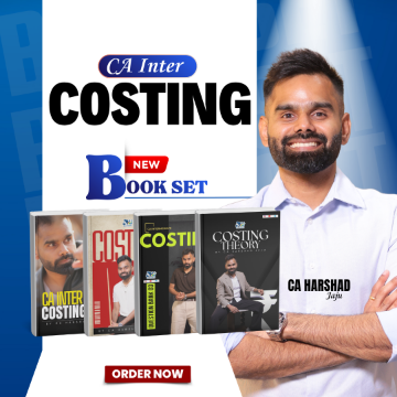 CA Inter Costing Complete Book Set by CA Harshad Jaju