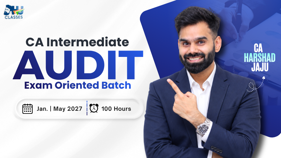 CA Inter Audit Recorded Exam Oriented – Jan. & May 2027