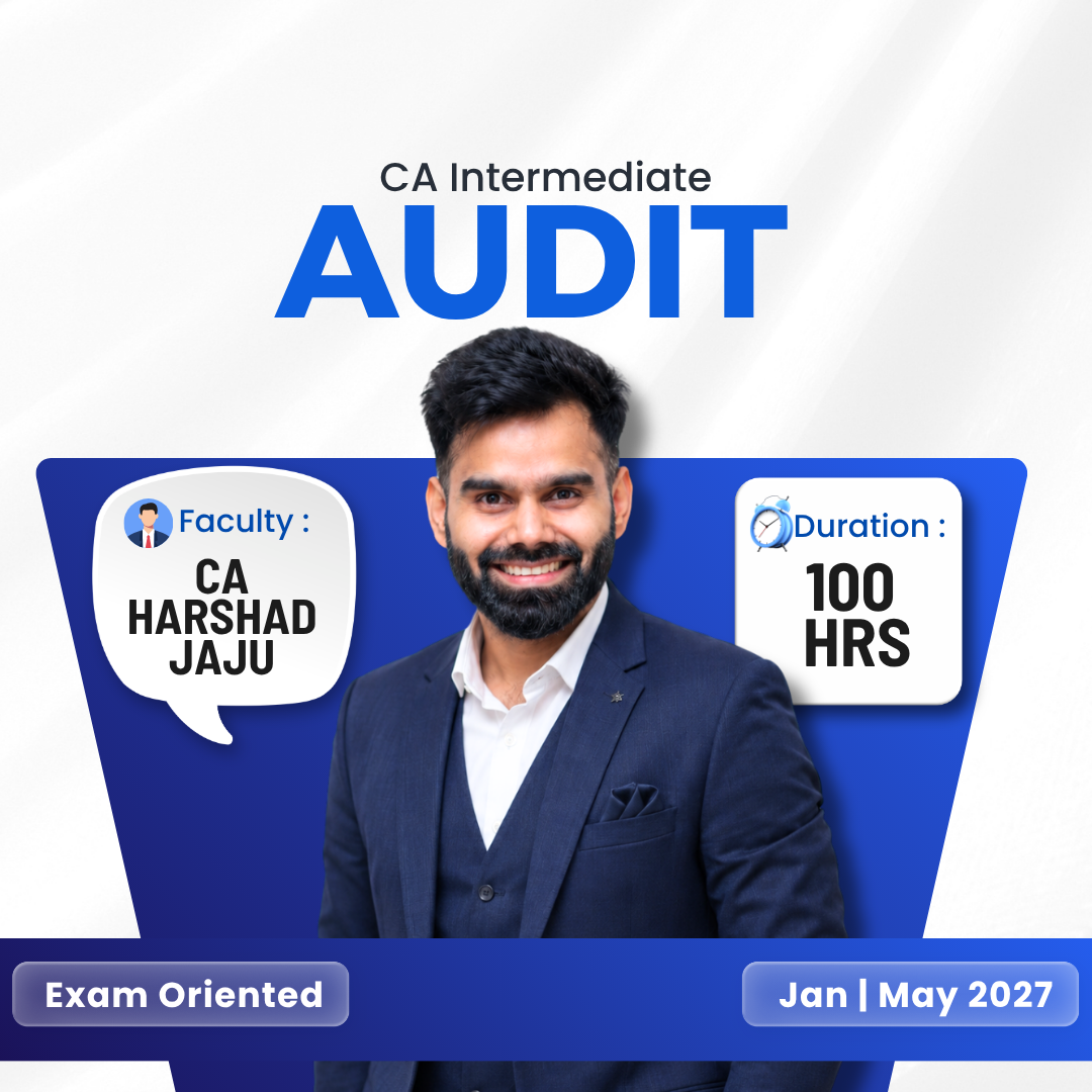CA Inter Audit Recorded Exam Oriented – Jan. & May 2027