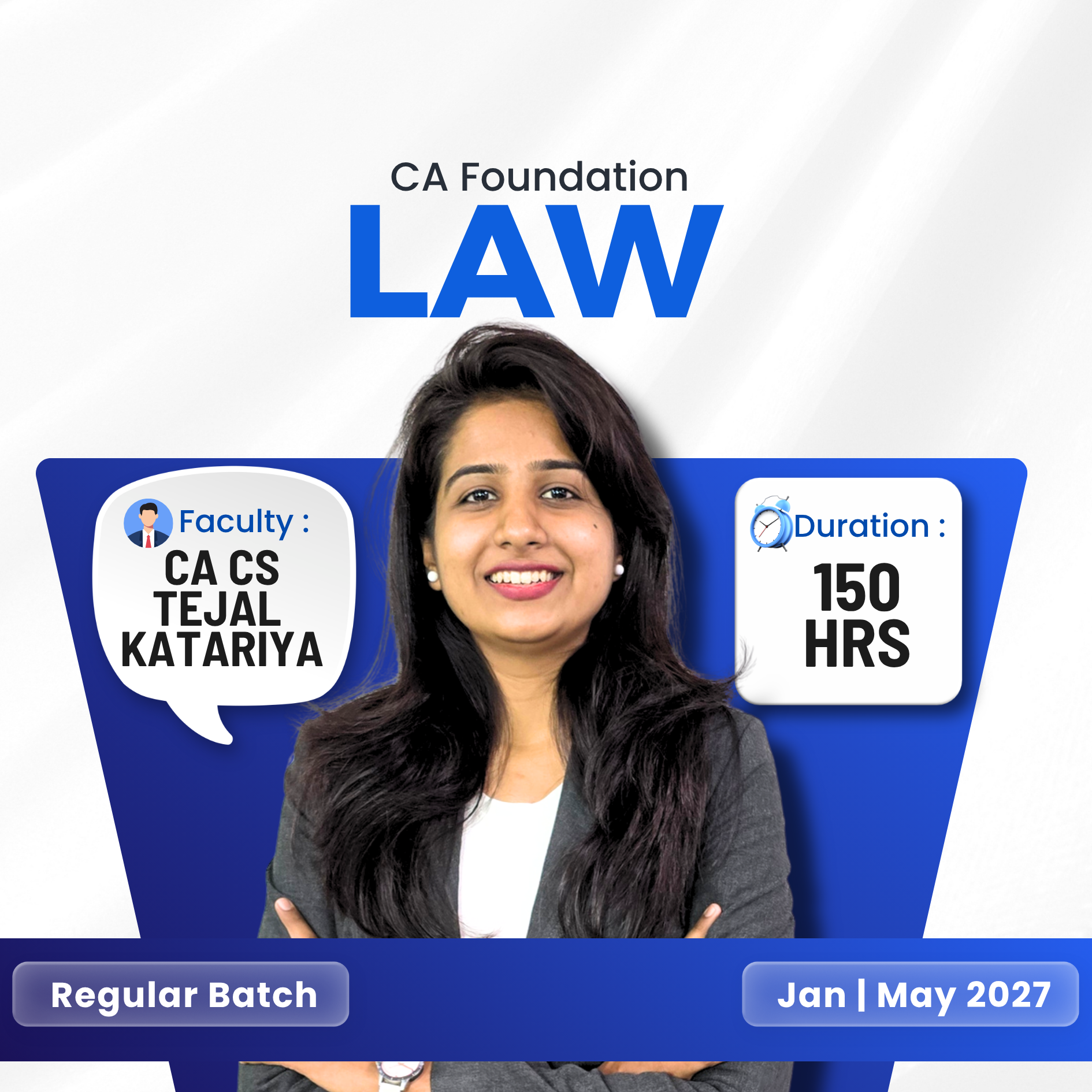 CA Foundation Law Recorded Regular – Jan & May 2027