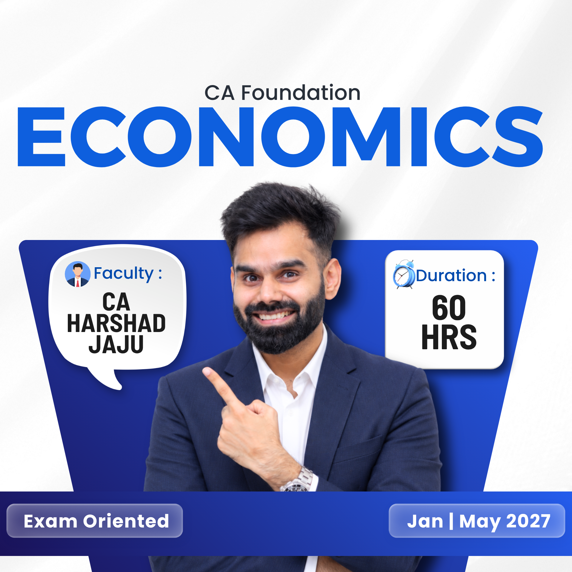 CA Foundation Economics Recorded Exam-Oriented – Jan & May 2027